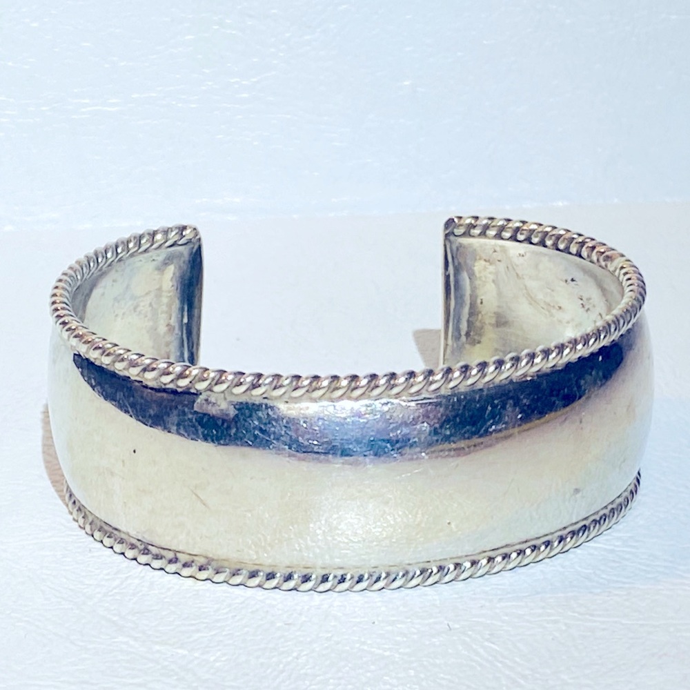 CA Sterling Silver 925 Cuff Bracelet